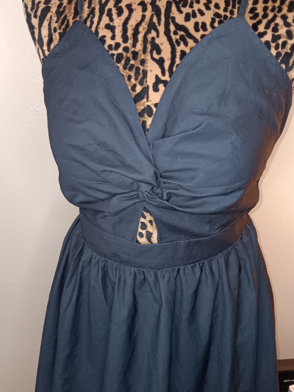 Cupshe Black to White Ombre Maxi Dress with Twist Front - Picture 9 of 14